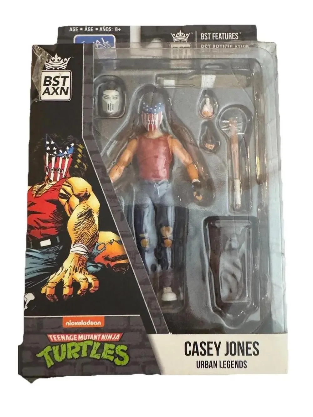 Loyal Subjects BST AXN Teenage Mutant Ninja Turtles Casey Jones Urban Legends